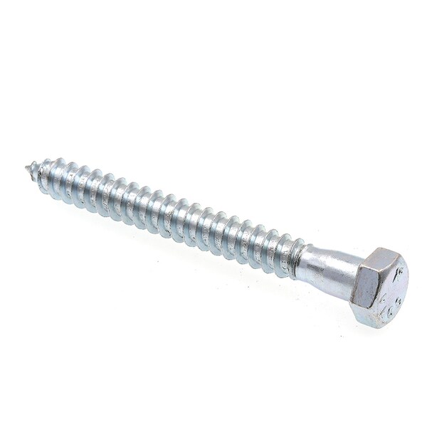 Prime-Line Hex Lag Screw 1/2in X 4-1/2in A307 Grade A Zinc Plated Steel 25PK 9056997 - main